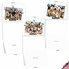 The Best Card Company - 10 Wildlife Thank You Greeting Cards w/Envelopes, Cute Animal Boxed Notes Stationery - Note to Selfie M6642TYG