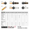 Vitamin C Filter Inline Shower Assembly by Sonaki - Use your current showerhead - Remove Up to 99.9% of Chlorine and Chloramines
