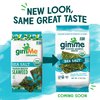gimMe - Sea Salt Organic Roasted Seaweed Sheets Keto, Vegan, Gluten Free Great Source of Iodine & Omega 3’s Healthy On-The-Go Snack for Kids Adults 6 Count( Pack 1)