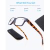 MODFANS 5-Pack Reading Glasses 1.0 Mens/Womens,Readers Comfort Spring Hinges,Sun Reader
