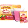 Emergen-C 1000mg Vitamin C Powder, With Antioxidants, B Vitamins And Electrolytes, Immunity Supplements For Immune Support, Caffeine Free Fizzy Drink Mix, Raspberry Flavor - 30 Count/1 Month Supply