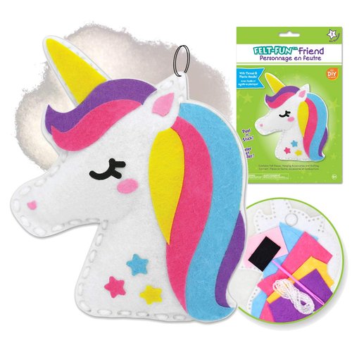 Kid Sewing Kit Unicorn Toys for Girls Unicorn Gifts for Girls Arts and Crafts Unicorn Crafts for Girls Kids Craft Kits Girls Crafts Unicorn Art Kid Crafts for Girls Craft Kits for Girls
