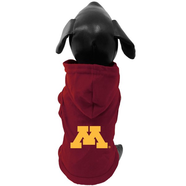 NCAA Minnesota Golden Gophers Collegiate Cotton Lycra Hooded Dog Shirt, Team Color, X-Small