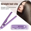 Mini Hair Straightener for Girls Hair Iron Straightening Irons Hair Curler Portable Flat Iron for Women Hair Wave (Green)