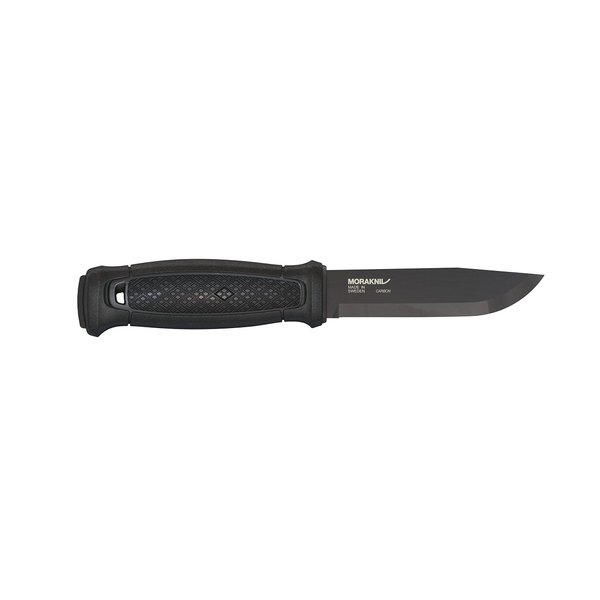 Morakniv Garberg Full Tang Fixed Blade Knife with Carbon Steel Blade, 4.3-Inch, MOLLE Multi Mount System, Black