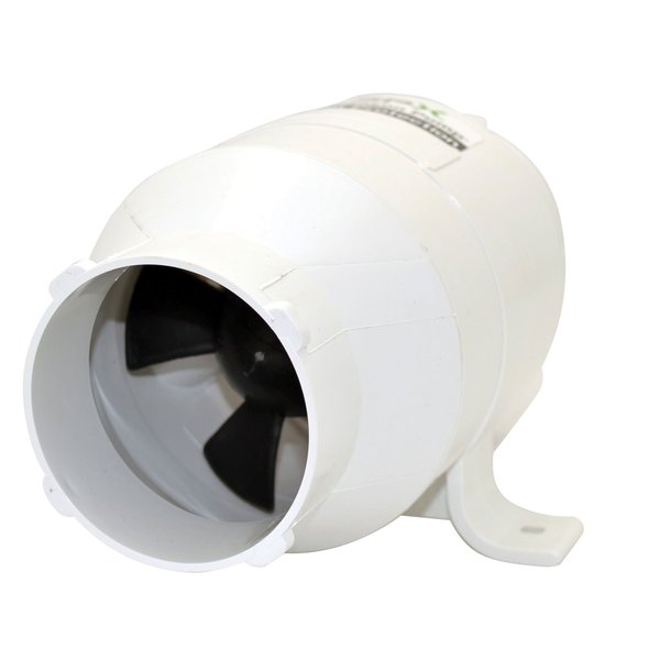Johnson Pump 66302 in-Line Bilge Blower - 3" Inlet/Outlet, CFM 158 , White