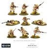 Warlord Bolt Action 8th Army Infantry Commonwealth Infantry Western Desert 1:56 WWII Military Wargaming Plastic Model Kit, Small