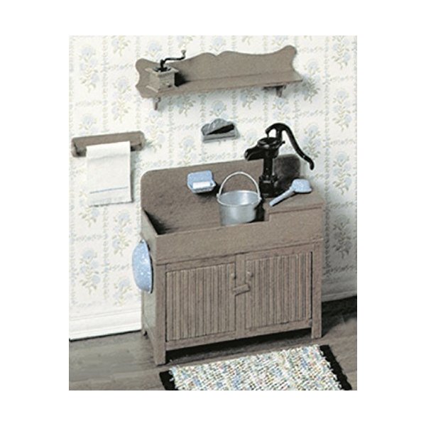 Dollhouse Miniature Dry Sink Chrysnbon­ Kit