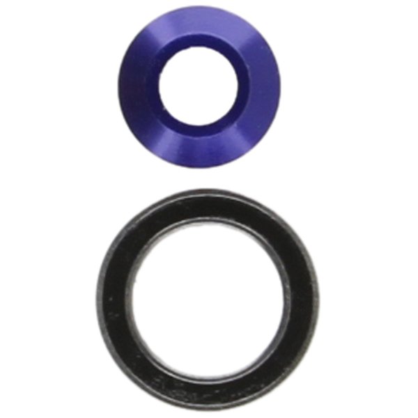 Traxxas 6893X Blue Aluminum Bearing Slash Adapter, 4 x 4