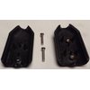 1/4 Inch E-Z-TY Reusable Rope Clamps - Twenty Five (25) Pack Size (Black)
