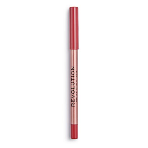 Makeup Revolution Satin Kiss Lip Liner, Long-wearing Lip Liner Pencil, Vegan & Cruelty-Free, Ruby