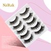 NaRak's False Eyelashes - Feel Natural Series: COMFORT & LENGTH Design. 5 Pairs of Faux Mink Lashes - Comfortable and More Subtle Style Designed for Everyday Wear To Enhances Your Natural Lashes