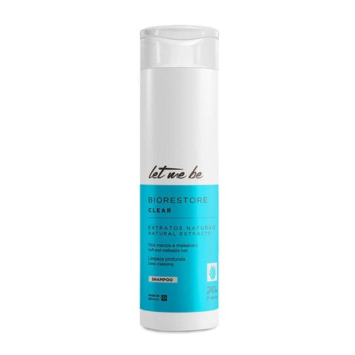 Let Me Be | Biorestore Clear Duo | Shampoo & Conditioner | Anti Frizz, Anti Volume | (2x) 240 ml / 8.1 fl.oz.