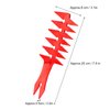 Wide Tooth Comb, Double Sided Comb 7.9 x 3.1 x 0.2 in Wide Tooth Detangling Comb Men Styling Comb Barber Accessories for Hair Styling Salon Home Use (Red)