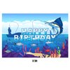 Gone Fishing Birthday Party Decorations Fishing Party Supplies Includes Gone Fishing Birthday Banner Hanging Swirls Background Cake Topper Cupcake Toppers Balloons for Fishing Party Decorations