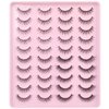 False Eyelashes Natural Look Fluffy Mink Lashes 4 Styles Wispy Natural Lashes 3D Strip Eye Lashes Pack by Kiromiro