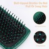 Wet Brush Hair Care Comb - Soft Bristles with Air Cushion Design:Pain-Free Grooming for Women and Men&Ideal for Dry and Wet Damaged Hair (Red)