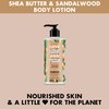 Love Beauty and Planet Shea Velvet Body Lotion for Nourished Skin Shea Butter & Sandalwood Natural Ingredients, Plant-Based Moisturizer, Vegan, Cruelty-Free 13.5 oz