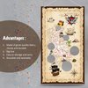 Pirate Bean Bag Toss Game for Kids, Pirate Banner with 3 Bean Bags for Kids Pirate Theme Party Decorations and Supplies