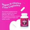 BeLive Myo-Inositol & D-Chiro Inositol Capsules - 90Ct I Inositol Supplement with Folic Acid for PCOS, Reproductive Health & Hormonal Balance, Fertility Supplements for Woman, Optimal 40:1 Ratio