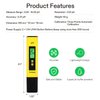 VIVOSUN Digital pH Meter, 0.01pH High Accuracy Pen Type pH Tester for Hydroponics, Household Drinking, Pool and Aquarium, UL Certified