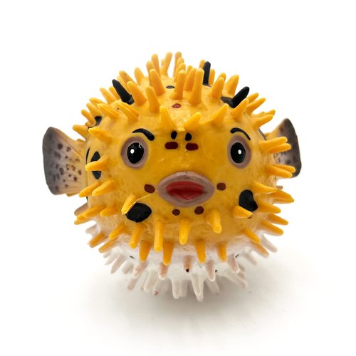 Gemini&Genius Pufferfish Toy, Realistic Puffer Fish Action Figure, Real Blowfish Toy, Educational Gift, Display and Play Toy, DIY Craft Decor, Swimming or Bath Toy for Kids