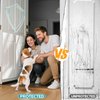 JKLMN Door Protector from Dog Scratching - Transparent Pet Door Scratch Guard, No Residue Adhesive Dog & Cat Scratch Protector for Doors, Furniture