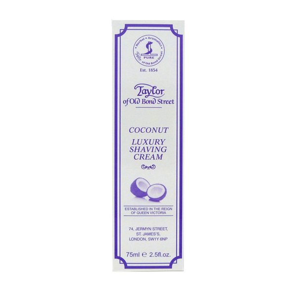 Shaving Cream 75ml Tube Coconut