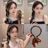 PERFECTSIGHT 3Pcs Headbands for Women Long Ribbon Headband, Boho Knotted Satin Fabric Head Bands for Women's Hair Fashionable Adjustable Bow Bowknot hairbands Lady Women Girls Hair Hoops Accessories