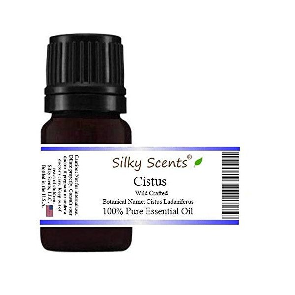 Cistus Wild Crafted (Rock Rose, Labdanum) Essential Oil (Cistus ladanifer, Cistus Ladaniferus) 100% Pure and Natural - 5 ML