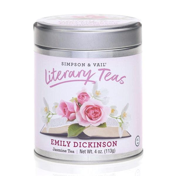 Simpson & Vail, Emily Dickinson's Jasmine Tea Blend, Literary Tea - 4 Ounce Tin / 50 Cups