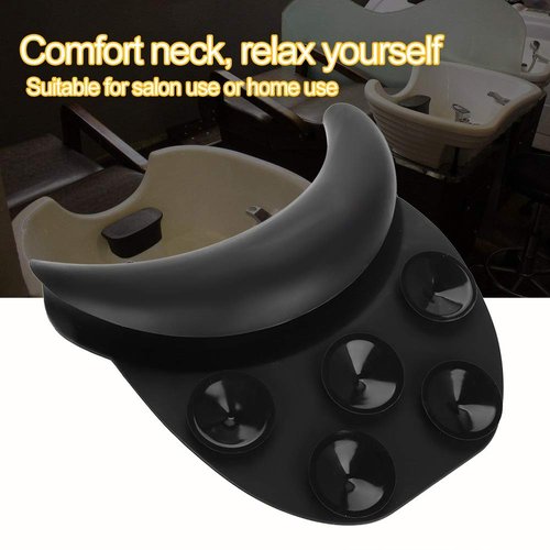 DEWIN Salon Neck Rest Cushion, Hair Washing Silicone Neck Support Rest Cushion, Neck Pillow for Sink Salon Spa Shampoo Bowl Gripper