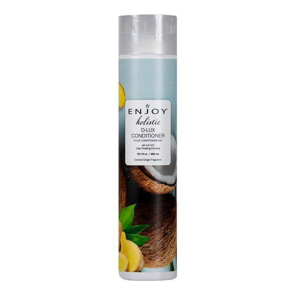 Enjoy Hair Care Holistic D-LUX Conditioner, pH 4.0-5.0, Hair Conditioner For Damaged Hair, Conditioner Curly Hair Products - 10 Fl Oz