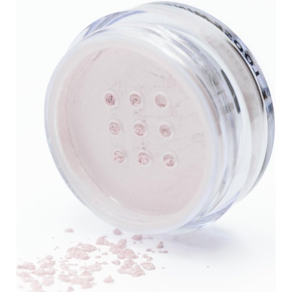 Pure Ziva Pixie Dust Light Pale Pink Metallic White Single Loose Powder Eyeshadow; Talc & Paraben Free, No Animal Testing & Cruelty Free