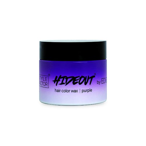 Edge Booster Style Factor HIDEOUT Hair Color Wax Mini 1.7 Oz (Purple)
