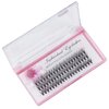 Bodermincer 8-20mm to Choose 0.07 Thickness 20D Cluster False Eyelashes Natrual Mink Hair Silk Lashes Eyelash Extensions Fake Lashes (14mm)