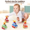 Amy&Benton Baby Toy Cars Toddler Toy Cars for 1 2 Year Old Cartoon Wind up Cars Press and Go Cars Push Go Cars for Toddlers 1-3 1st Birthday Gifts First Birthday Gift Toys Age 1 2 Year Old Baby Boys