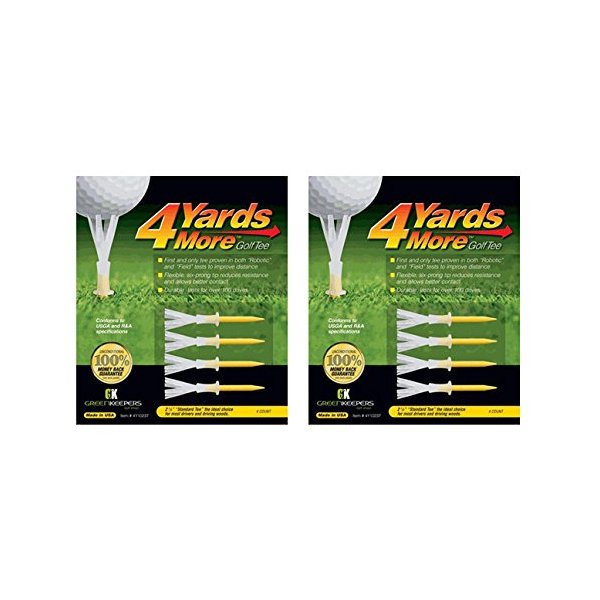 4 Yards More Golf Tee 4-pack Standard 2 3/4 (2 Count)