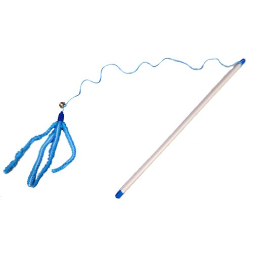 Cat A Lack Wand with Bouncy Streamers Cat Toy