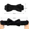 Jaciya Spa Makeup Headband 8 Packs Skincare Headband for Washing Face Spa Gifts for Women Spa Party Favors(Black)