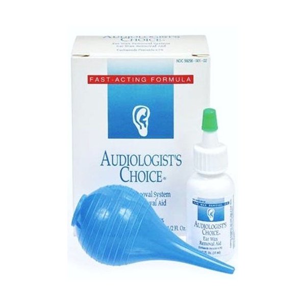 Audiologists Choice Earwax Removal System with Ear Wax Air Bulb Syringe