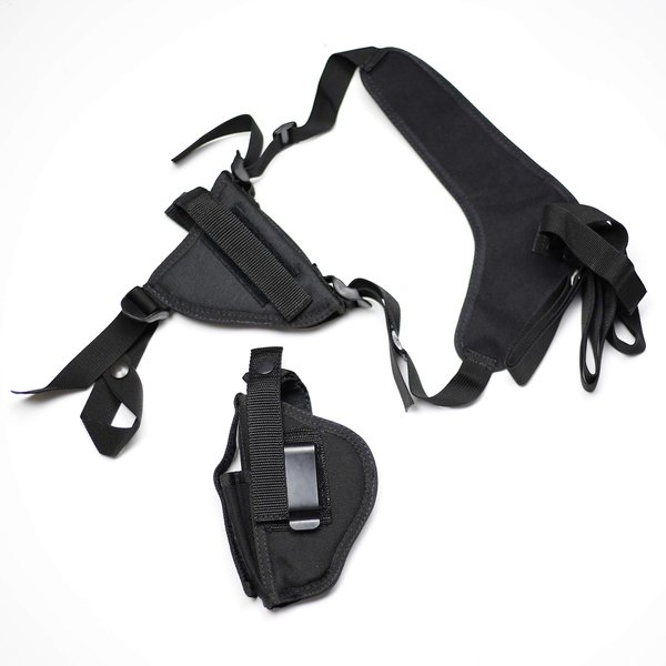 Gun Holster Buy 1 Shoulder GET 1 Free Hip FITS MOSSBERG MC1sc W/Laser 9MM Springfield MOD.2 Double Stack 9MM 3.4" BRL BERSA THUNDA Plus 380 BERSA TPR Compact 40 S&W 45 ACP 3.25" BRL #0