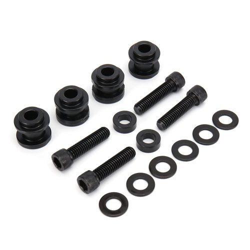 MoKitDora Hold Fast Sissy Bar Docking Hardware Kit for Harley 2018-later Softail Fat Boy FLFB, FLFBS, FXBR FXBRS FLDE, FLHC, FLHCS, Slim FLSL, FXBB, FXFBS, FLSB, FXLR, FXLRS and FXST Models, Black