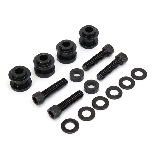 MoKitDora Hold Fast Sissy Bar Docking Hardware Kit for Harley 2018-later Softail Fat Boy FLFB, FLFBS, FXBR FXBRS FLDE, FLHC, FLHCS, Slim FLSL, FXBB, FXFBS, FLSB, FXLR, FXLRS and FXST Models, Black