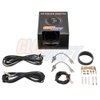 GlowShift 10 Color Digital 300F Dual Temperature Gauge Kit - for Water Coolant, Oil, Transmission Temp - Includes 1/8-27 NPT Electronic Sensors & Wiring - Multi-Color Display - Tinted Lens - 2-1/16"