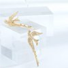 Olbye Sparrow Hair Pins Gold Bird Hair Clip Bridal Hair Accessories For Women and Girls 2 Pcs