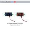 bayite Pack of 5 Three-Wire Calibratable DC 0~30V Blue Digital Mini Voltmeter Gauge Tester Mount Car Motorcycle Battery Monitor Volt Voltage Meter 0.36" Blue LED Display Panel