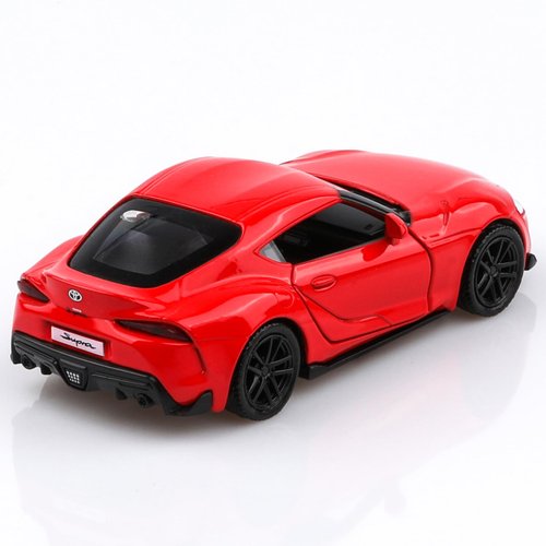 TOKAXI 1/36 Scale Toyota Supra Toy Car,Toyota Diecast Car Model,Pull Back Toy Cars,Cars Gifts for Boys Girls（Red）