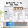 Overbest XWF Replacement for GE® XWF Refrigerator Water Filter, 3 Pack (Not XWFE)