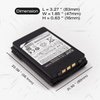 elxjar (2-Pack) 2000mAh 7.4V SBR-24LI Li-Ion Battery Pack for Yaesu FT-70D FT-70DR Radio